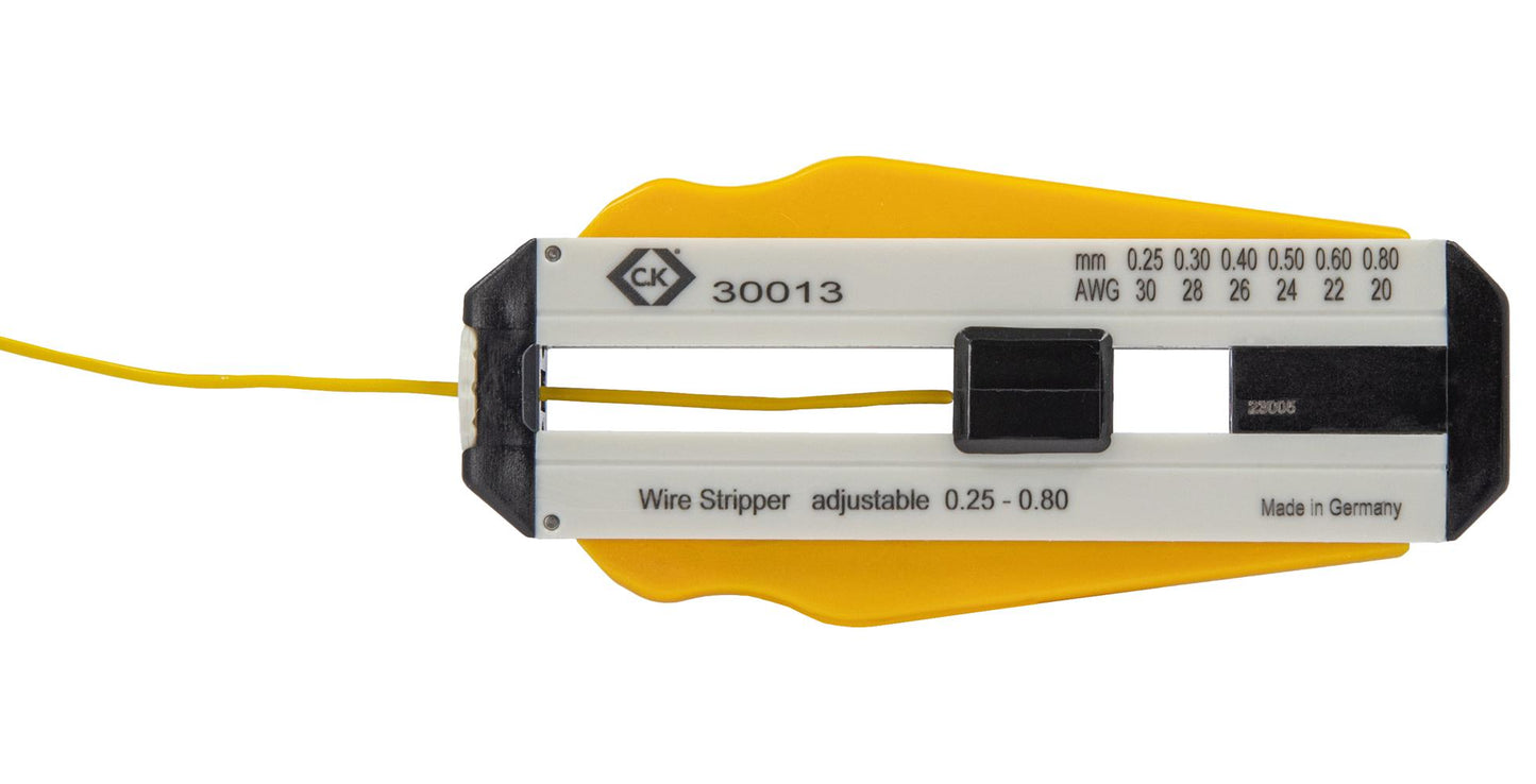 Wire Stripper, Precision, Adjustable, 0.25mm to 0.8mm Diameter Wires