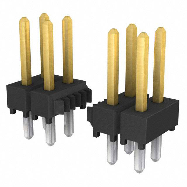 Pin Header, Through-Hole Vertical, 2.54 mm, 2 Rows, 100 Contacts