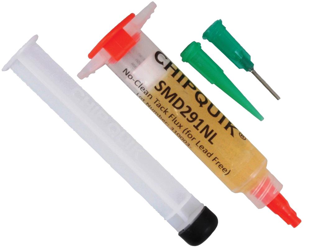 Solder Flux, No Clean, Syringe, 5 cc