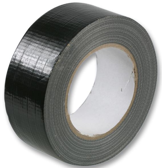 9051 black duct tape, general purpose, 50m x 48mm x 0.14mm