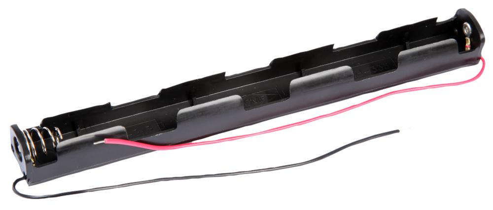 3 x AA Long Battery Holder, Wired