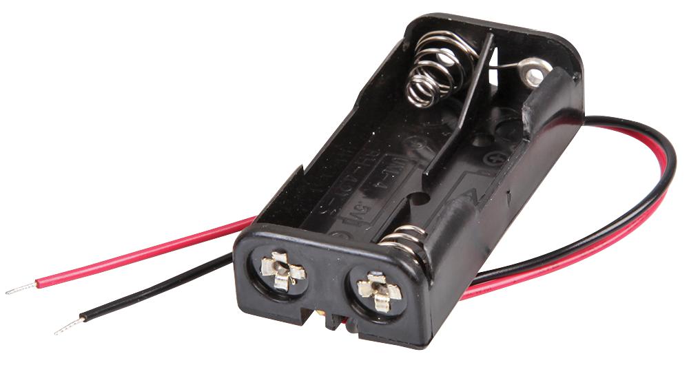 2 x AAA Battery Holder, Wired