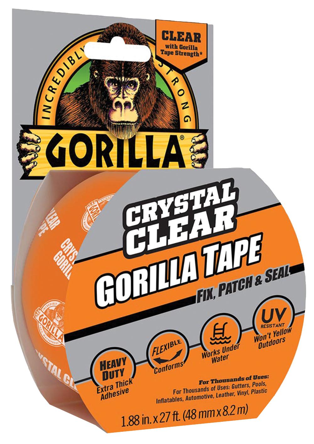 Gorilla Clear Repair tape, transparent, 48mm x 8.2m