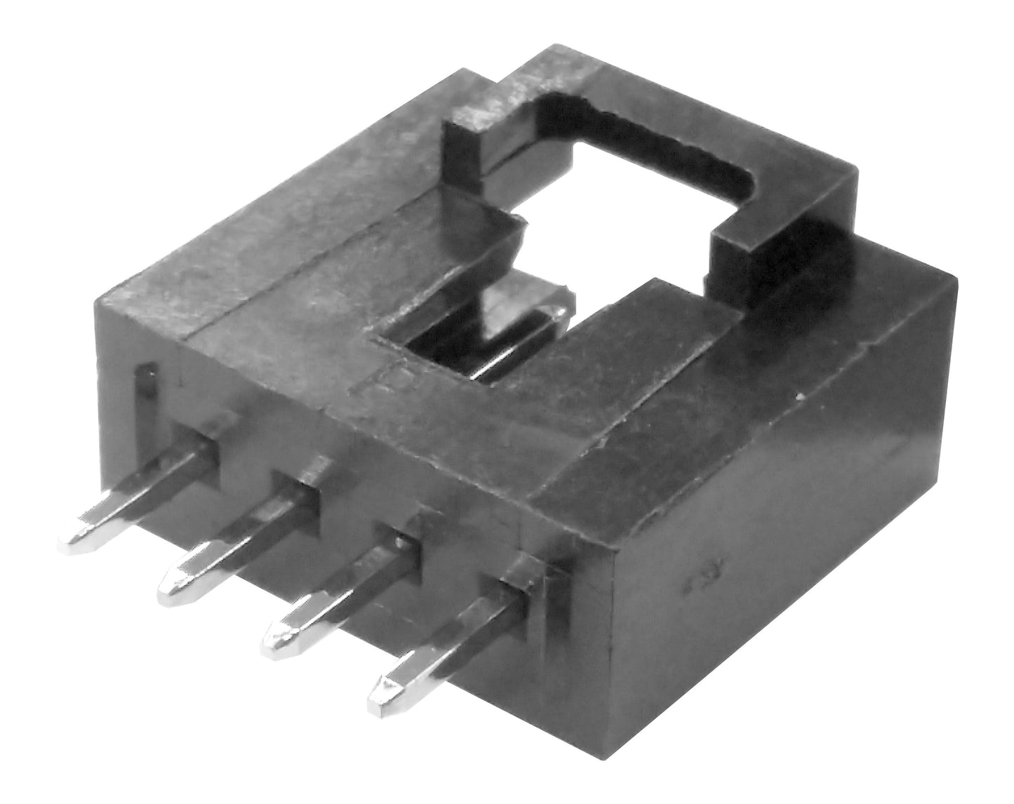 Pin Header, 2.54 mm, 1 Rows, 2 - 10 Contacts, Through Hole Straight