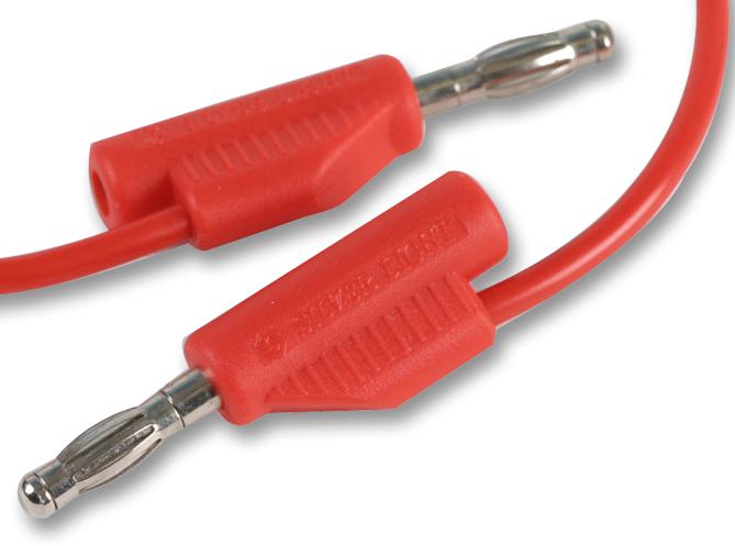1m Banana Test Lead, 4mm Stackable Banana Plug, 4mm Stackable Banana Plug 1m
