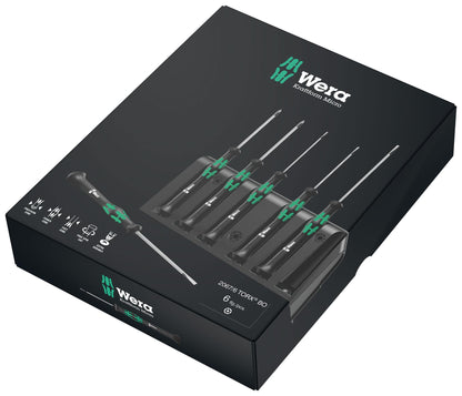 Wera Screwdriver Set, Torx, 6 Pieces