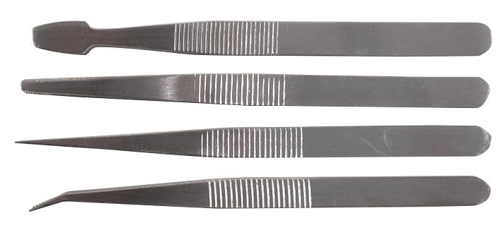 Tweezer Set, 4 Pieces