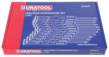 Screwdriver Set, Precision, 11 Piece