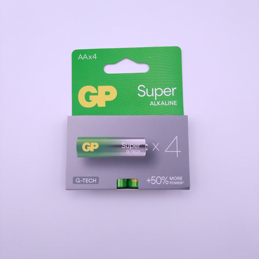 4Pack AA LR6 Batteries From GP