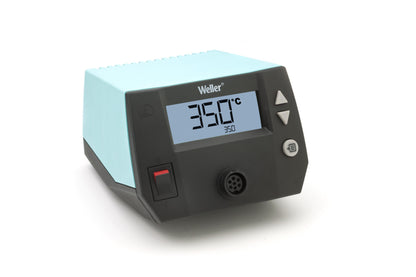 Weller electronic device with digital display on a white background